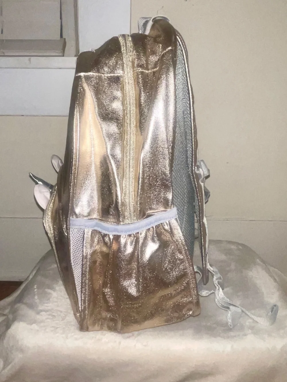 Dreamy Unicorn Metallic Gold Pottery Barn Kids Mackenzie Large Girls Backpack